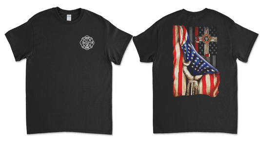 Salem Fire Department - Flag W/ Cross